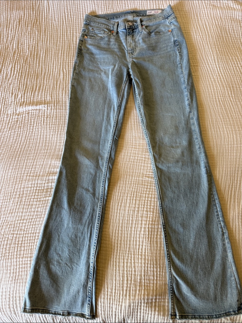 GAP Light Blue Baby Boot MidRise Jeans